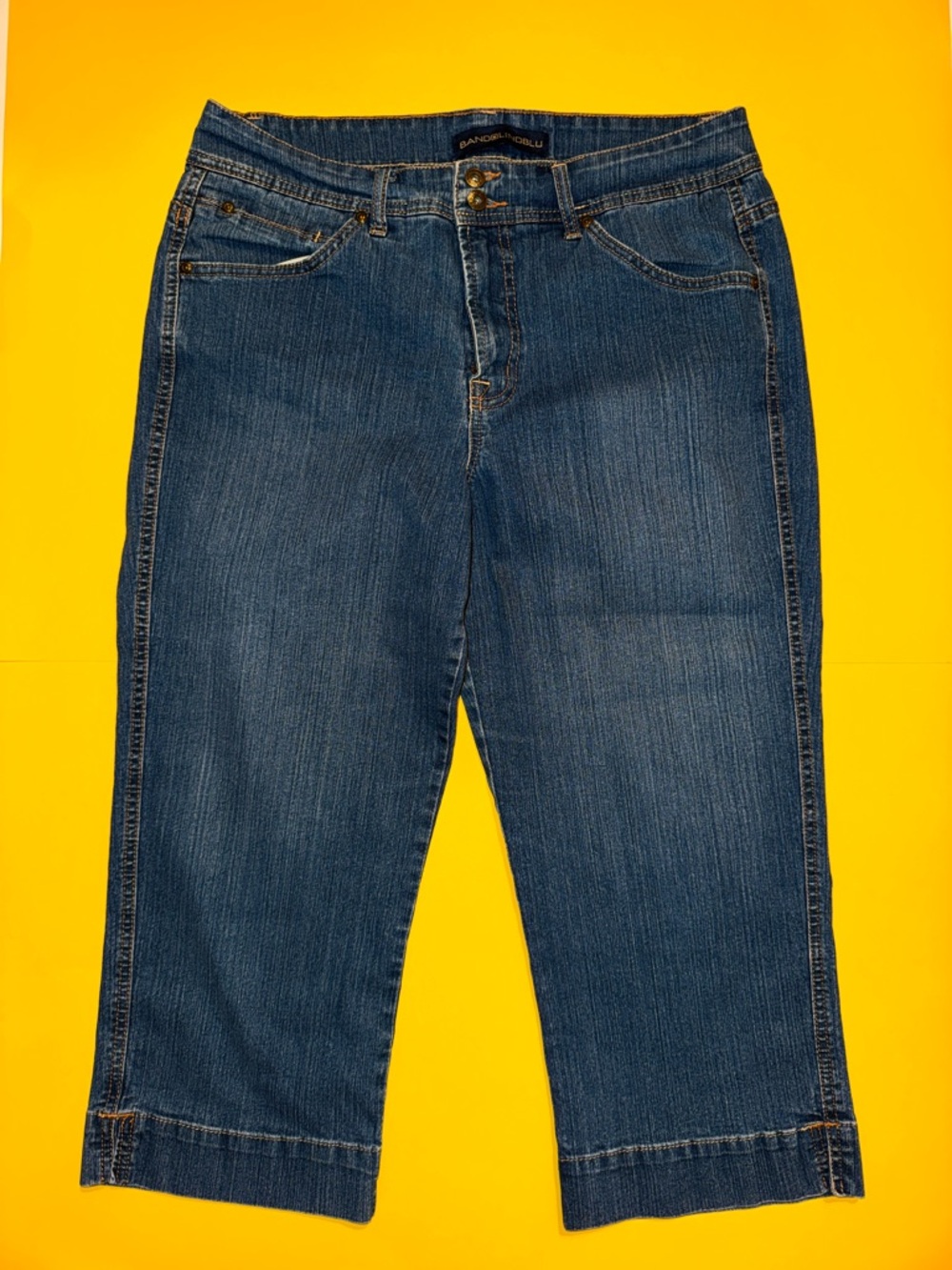 Bandolinoblu Women's Blue Cropped Jeans - Ankle Length Sz 12
